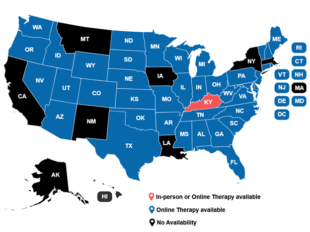 Telehealth-based evaluations are available in 42 PSYPACT states,